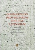 Lőrincz Barnabás - Onomasticon Provinciarum Europae Latinarum