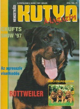 Gácsi Márta - Nemzetközi Kutya Magazin II. évf. 1997/5. Gácsi Márta - Nemzetközi Kutya Magazin II. évf. 1997/5., Budapest 1997 antikvár könyv