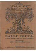Bitter Illés - Salse Dicta