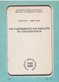 Szalai József,Véghely Tamás - Folyadékkristályos kijelzők és alkalmazásuk