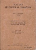 Mike Gyula - Magyar Statisztikai Zsebkönyv VI. évfolyam 1937