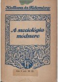 Durkheim, Émile - A szociológia módszere
