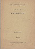 Dr. Lukács Dénes - A Szondi-teszt