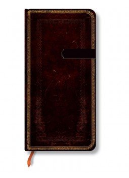  - Paperblanks Butikkönyv Old Leather "Black Moroccan" SLIM vonalas PB8416, null 2016 antikvár könyv