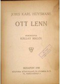 Huysmans, Joris-Karl - Ott lenn