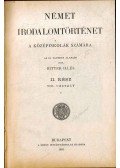 Bitter Illés - Német irodalomtörténet II. rész (VIII. osztály)