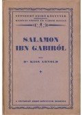 Dr. Kiss Arnold - Salamon ibn Gabiról