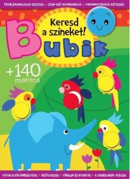 Jusu Flintas - Keresd a színeket! - Készségfejlesztő foglalkoztató +140 matricával, null 2017 antikvár könyv