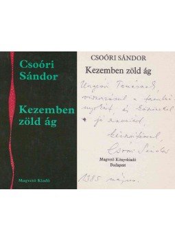 Csoóri Sándor - Kezemben zöld ág (dedikált) Csoóri Sándor - Kezemben zöld ág (dedikált), Budapest 1985 antikvár könyv