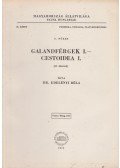 Edelényi Béla - Galandférgek I. - Cestoidea I.