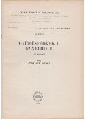 Andrássy István, dr. - Gyűrűsférgek I. - Annelida I.