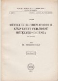 Edelényi Béla - Mételyek II. - Trematodes II.
