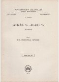 Dr. Mahunka Sándor - Atkák V. - Acari V.