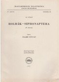 Szabó István - Bolhák - Siphonaptera