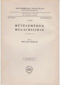 Móczár Miklós - Művészméhek - Megachilidae