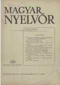Lőrincze Lajos - Magyar Nyelvőr 89. évf. 1965/1.