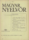 Lőrincze Lajos - Magyar Nyelvőr 90. évf. 1966/1.
