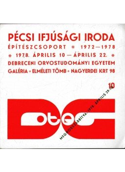  - Pécsi Ifjúsági Iroda - Építészcsoport 1972-1978.,  1978 antikvár könyv