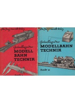 Harald Kurz - Grundlagen der Modellbahntechnik I-II., Leipzig 1956 antikvár könyv