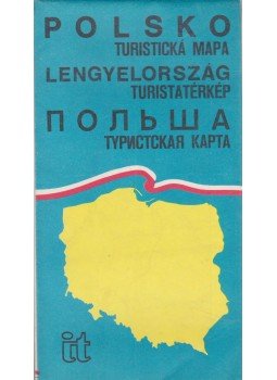 -- - Lengyelország turistatérkép, Warszawa 1978 antikvár könyv