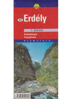  - Erdély térkép 1 : 500 000, Budapest 2004 antikvár könyv