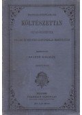 Szántó Kálmán - Költészettan olvasókönyvvel