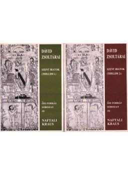Naftali Kraus - Dávid Zsoltárai I-II. Naftali Kraus - Dávid Zsoltárai I-II., Budapest 1999 antikvár könyv