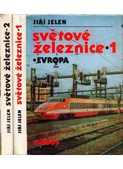 Jiri Jelen - Svetové zeleznice 1-2., Praha 1987 antikvár könyv