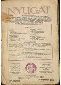 Ignotus - Nyugat 1927 junius 16 (XX. évf. 12. szám)