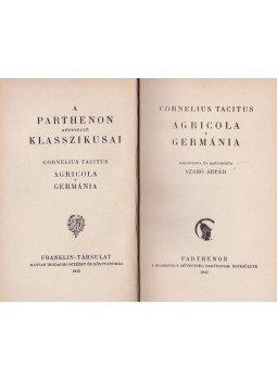 Cornelius Tacitus - Agricola / Germánia Cornelius Tacitus - Agricola / Germánia, 1943 0 antikvár könyv