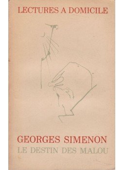 Georges Simenon - Le destin des Malou Georges Simenon - Le destin des Malou, Moszkva 1976 antikvár könyv