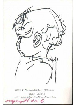  - Nagy Előd festőművész kiállítása,  1977 antikvár könyv
