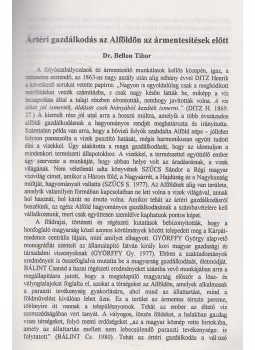 Bellon Tibor - Ártéri gazdálkodás az alföldön az ármentesítések előtt (dedikált) Bellon Tibor - Ártéri gazdálkodás az alföldön az ármentesítések előtt (dedikált), Nyíregyháza 1996 antikvár könyv