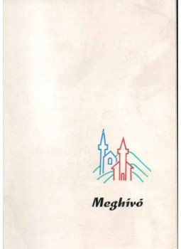  - Meghívó Barcsay Jenő és Kondor Béla kiállításának megnyitására,  1977 antikvár könyv