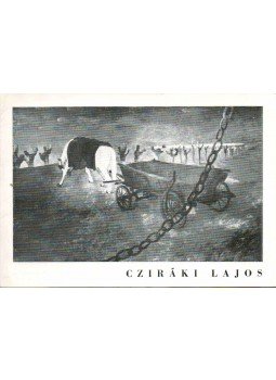  - Meghívó Cziráki Lajos festőművész kiállításának megnyitására,  1977 antikvár könyv