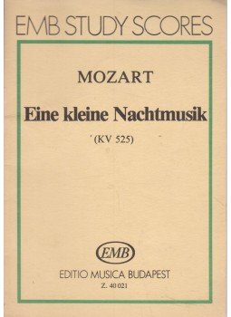 Mozart, Wolfgang Amadeus - Eine kleine Nachtmusik Mozart, Wolfgang Amadeus - Eine kleine Nachtmusik, Budapest 0 antikvár könyv