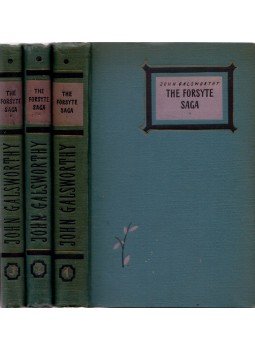 John Galsworthy - The Forsyte Saga 1-3. John Galsworthy - The Forsyte Saga 1-3., Moszkva 1956 antikvár könyv