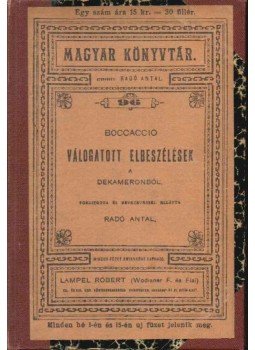 Boccacio - Válogatott elbeszélések a Dekameronból,  0 antikvár könyv