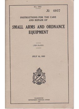  - Instruction for the Care and Repair of Small Arms and Ordnance Equipment, Washington 0 antikvár könyv