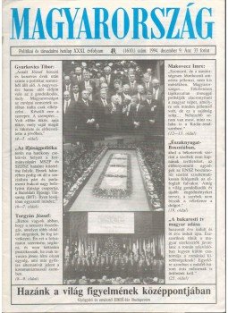 Speidl Zoltán - Magyarország XXXI. évf. 49. szám,  1994 antikvár könyv