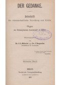 C. L. Michelet,J. Bergmann - Der Gedanke 7-8.