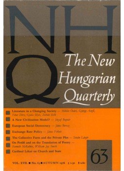 Boldizsár Iván - The New Hungarian Quarterly No. 63,  1976 antikvár könyv