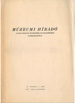  - Múzeumi híradó 1977/3,  1977 antikvár könyv