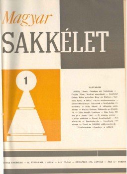  - Magyar sakkélet 1961-1962-1963 (teljes évfolyamok egybe kötve),  0 antikvár könyv