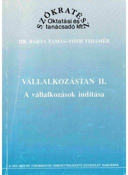 Tóth Tihamér - Vállalkozástan II., Budapest 1992 antikvár könyv