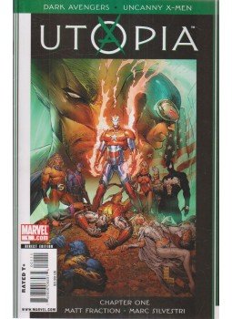 Fraction, Matt, Silvestri, Marc - Dark Avengers/Uncanny X-Men: Utopia. No. 1.,  2009 antikvár könyv