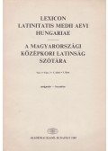Harmatta János - A magyarországi középkori latinság szótára I./3.