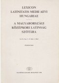 Harmatta János - A magyarországi középkori latinság szótára II./2.