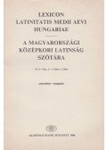 Harmatta János - A magyarországi középkori latinság szótára I./2.