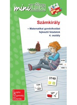 LDI536 - Számkirály - Matematikai gondolkodást fejlesztő feladatok 4. osztály - miniLÜK, null 2016 antikvár könyv